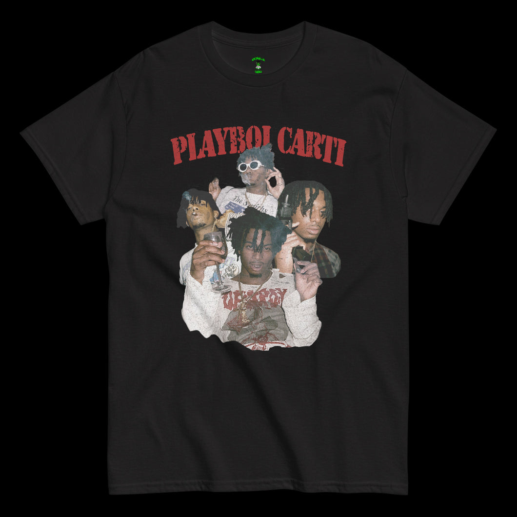 PLAYBOI CARTI TEE - BLACK