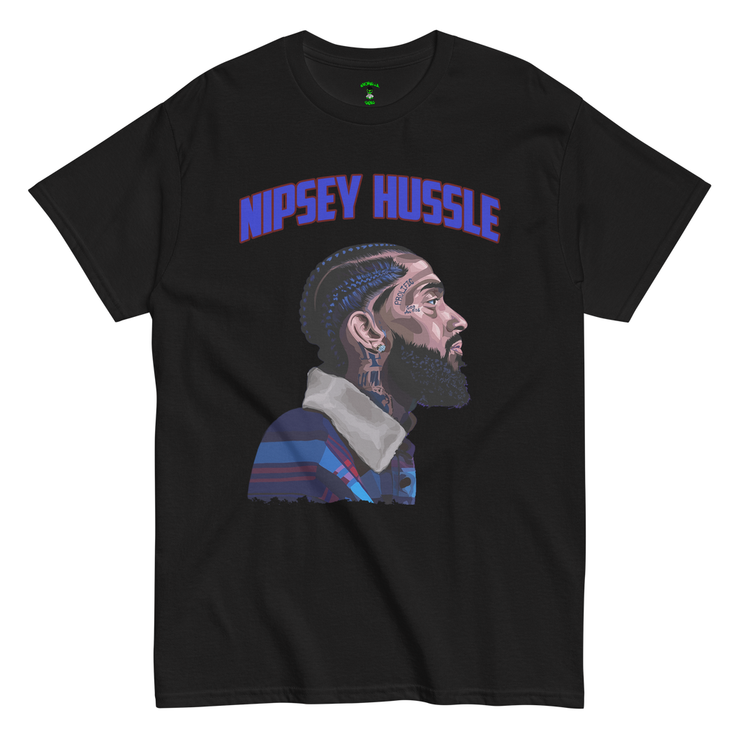 NIPSEY HUSSLE TEE - BLACK